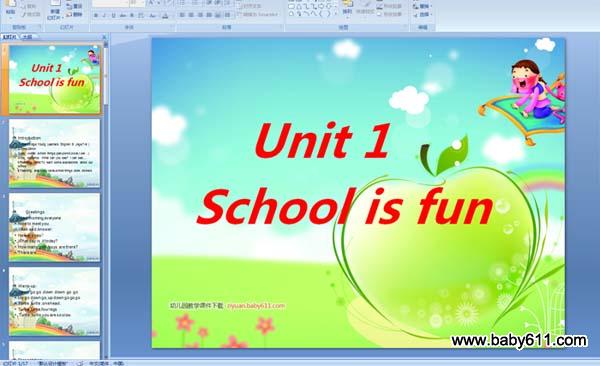 كӢZA伉:Unit1 School is fun
