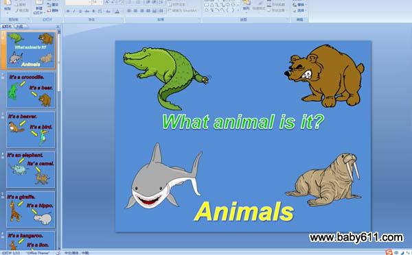 ׃@ӢZWhat animal is itPPTn