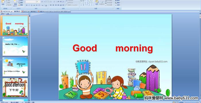 ׃@аӢZnGood       morning
